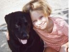La photographe enfant avec un chien